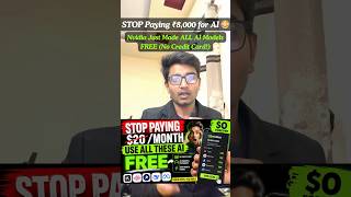 STOP Paying ₹8,000 for AI 😳 | Nvidia Just Made ALL AI Models FREE (No Credit Card!)
