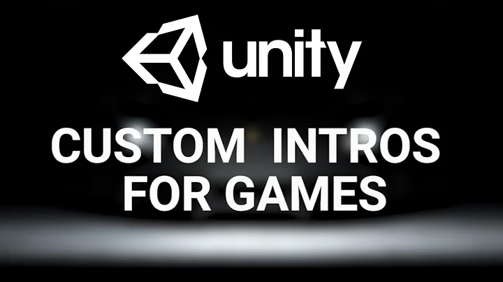 How to make your custom Splash/Intro screen for your game in Unity