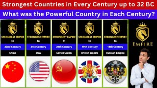 أقوى الدول في كل قرن حتى 32 ق.م | ما هي الدولة القوية في كل قرن؟