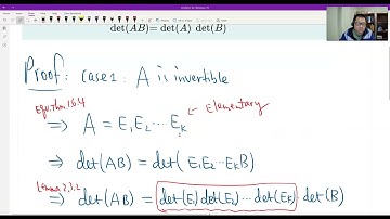 Theorem 2.3.4 (Determinant of Matrix Product)