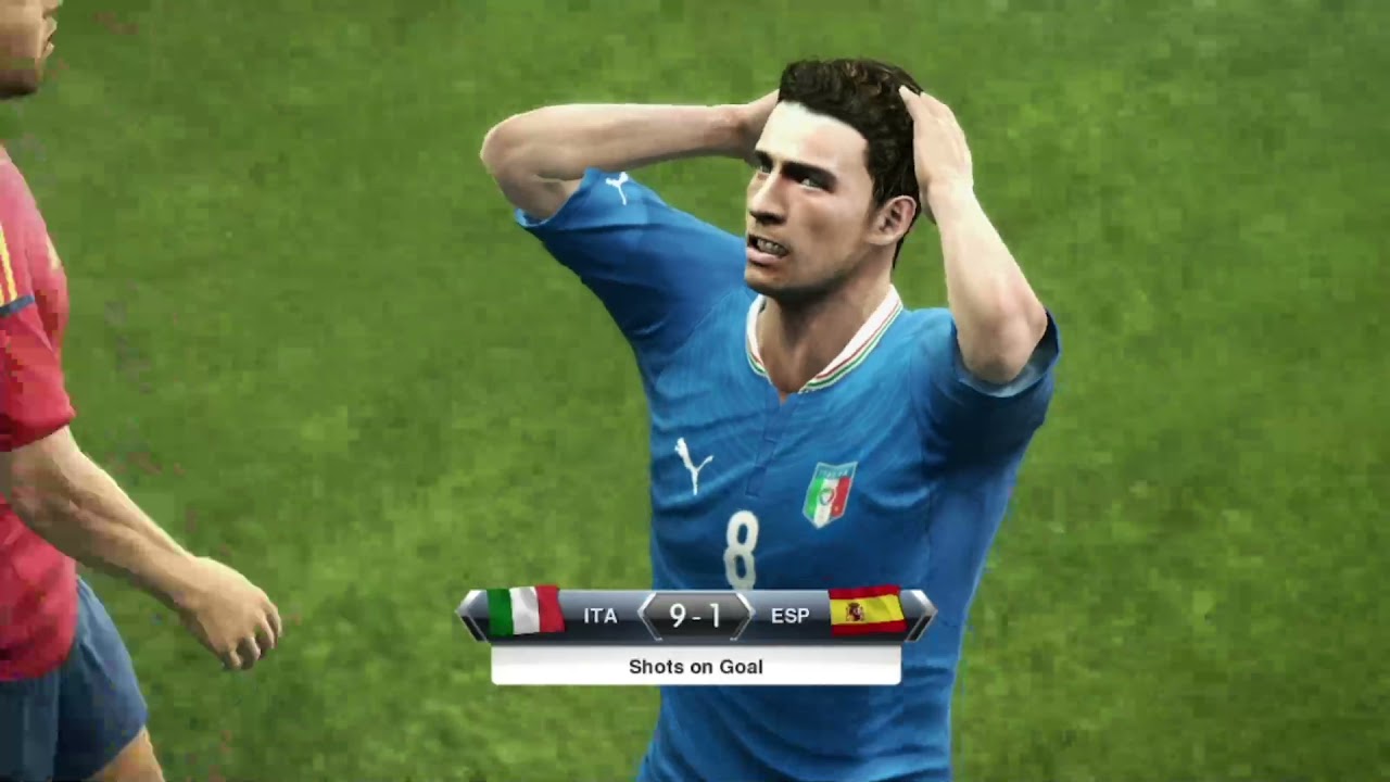 FINAL INTERNATIONAL CUP ITALY VS SPAIN (PES 2013 INDONESIA)