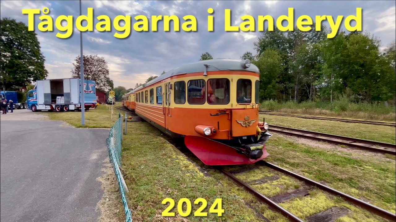 Tågdagarna i Landeryd 2024 / Retro Trains in Sweden