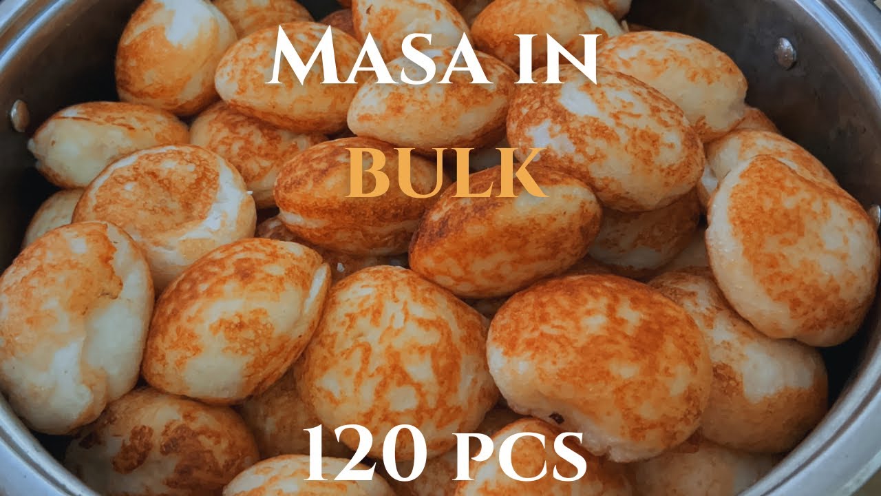 HOW TO MAKE 120 PIECES OF PERFECT FLUFFY MASA | EASY BULK RECIPE