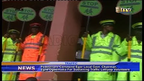 Egor council boss commended for sustaining traffic Lollipop Volunteers