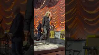 ROBERT PLANT TURNED WHEN I YELLED HIS NAME AT THE PALMS CASINO RESORT IN LAS VEGAS ON JUNE 14, 2023.