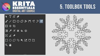 Krita Tutorial for Beginners - Toolbox Tools (Lesson 5) 🎨