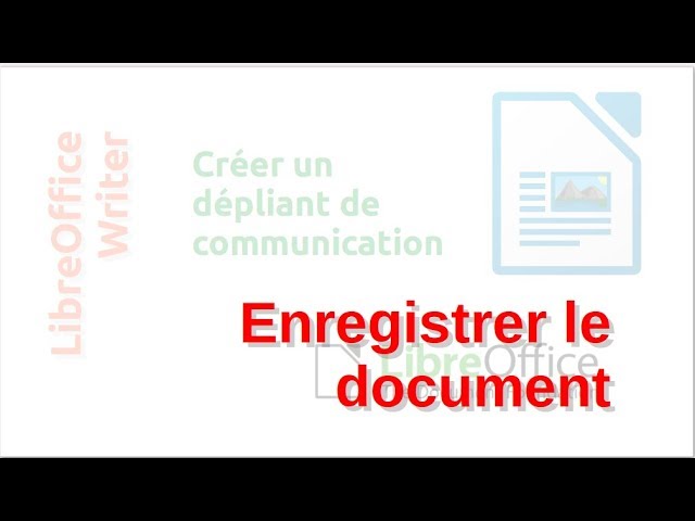 Un dépliant de communication avec LibreOffice Writer #6