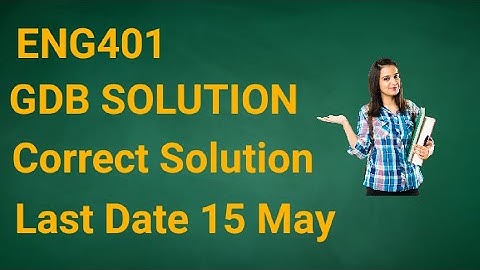 ENG401 GDB Solution Spring 2024 | eng401 gdb solution spring 2024 | eng401 GDB 1 Solution 2024