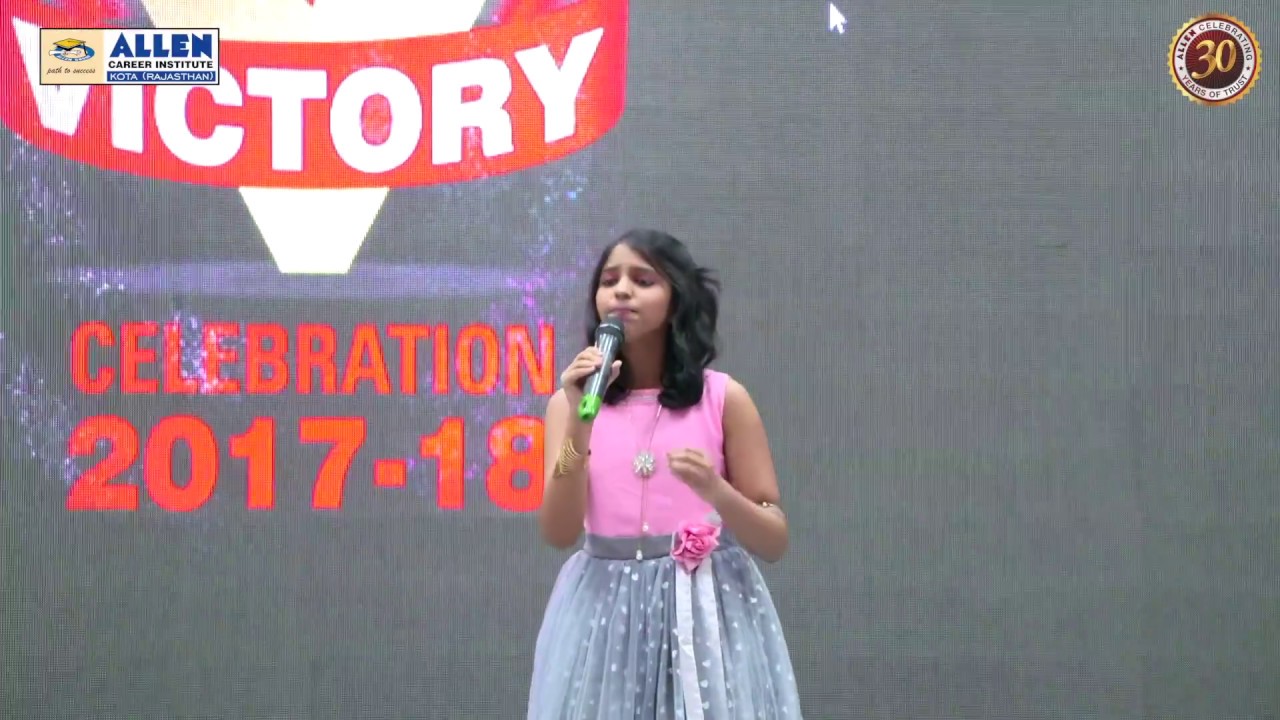 Breathtaking  Performance on "Mere Dholna Sun" Classical Song by ALLEN PNCF Division Student