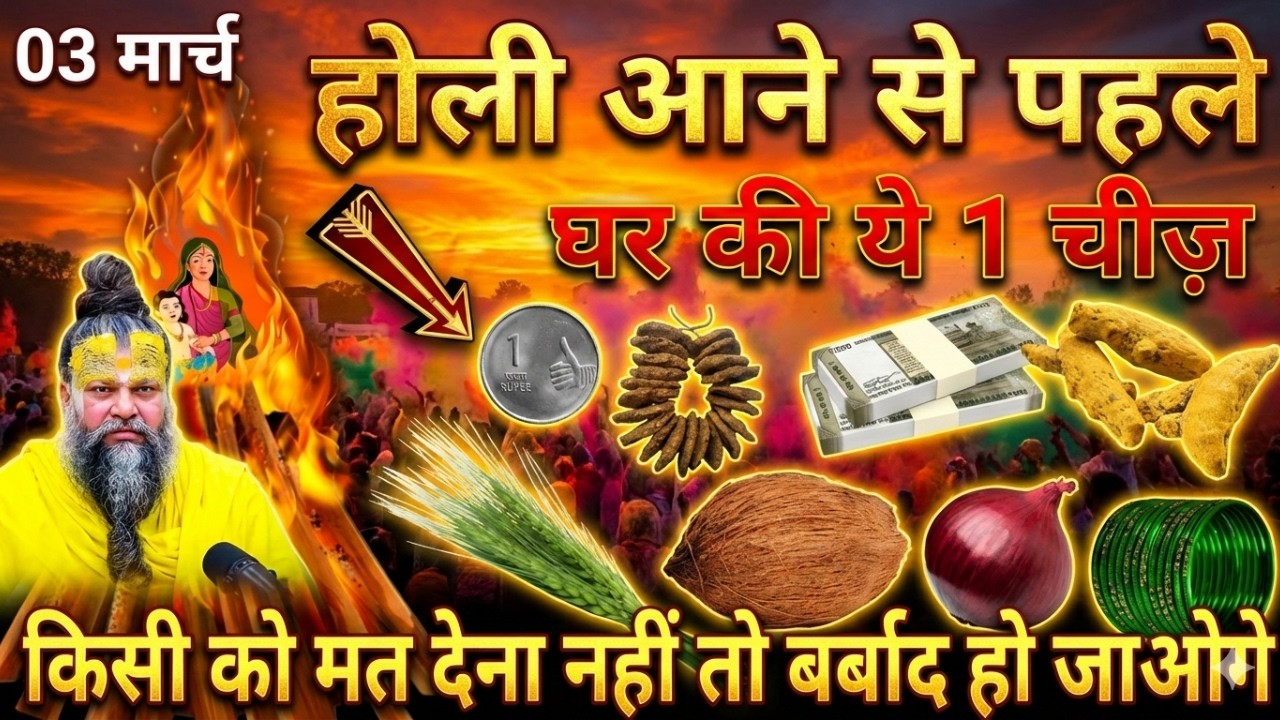 3 मार्च होली आने से पहले 😱 घर की ये 3 चीज़ किसी को मत देना 😱 नहीं तो पूरा घर बर्बाद हो जाएगा,Holika