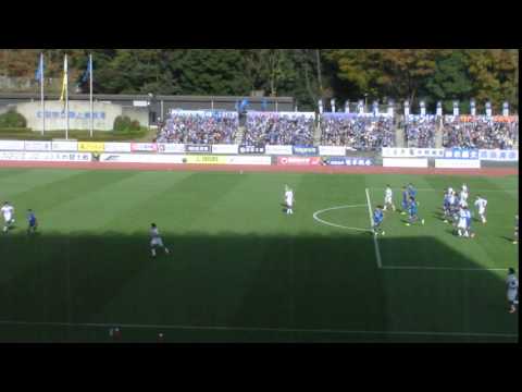 2015 11 29 町田－大分入替戦、前半大分CK