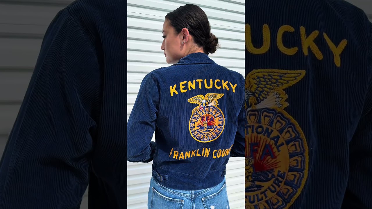 VINTAGE FFA KENTUCKY JACKET 💙 - YouTube
