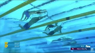 Caeleb Dressel 22.35 - 50 Fly Underwater Cam In Slow Motion