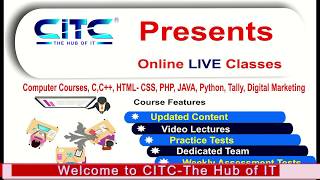 Online Computer Courses with CITC | Access online  Computer Basics, Digital Marketing, Java etc. screenshot 1