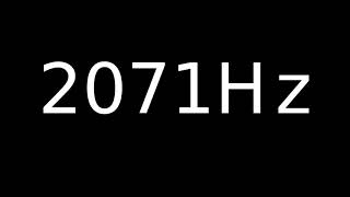 Speaker Sound Test 2071Hz