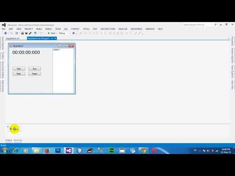 How To Make A Stopwatch With Mark List In VB NET