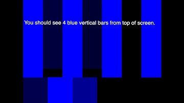 SMPTE TV color adjustment bars.  Go ahead, adjust your set.