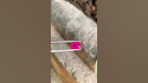 ruby Yên Bái cắt giác sáng #gemstone #ruby