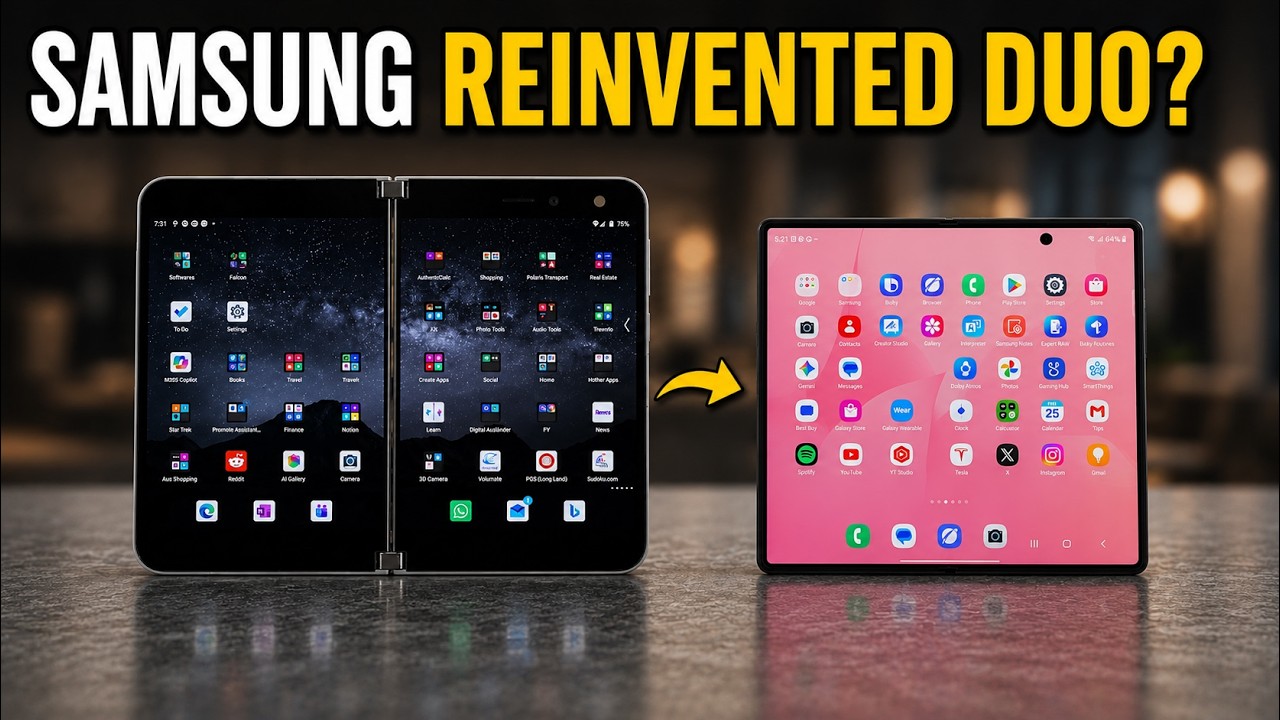 Samsung Reinvented the Surface Duo | Galaxy Z Fold 8 First Look