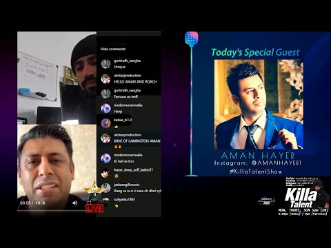 AMAN HAYER & ROACH KILLA LIVE | KILLA TALENT | STAR 9