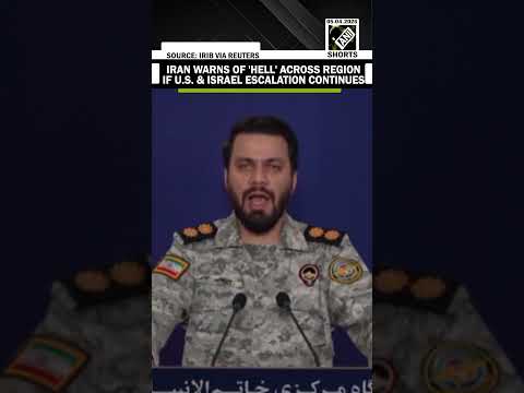 Iran’s IRGC Spos warns entire region “will turn into hell” if U.S.–Israel escalation continues