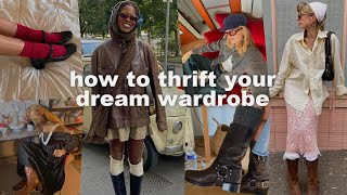 thrifting my dream wardrobe (thank you for your service pinterest)