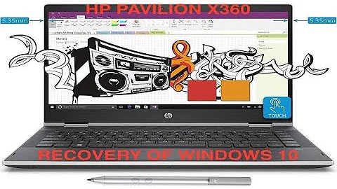 HP PAVILION X360 HOW TO START RECOVERY OF WINDOWS 10 LAPTOP HINDI