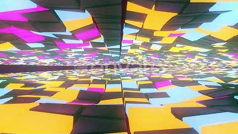 Abstract Colorful Cube | Motion Graphics - Envato elements