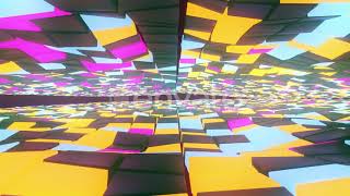 Abstract Colorful Cube | Motion Graphics - Envato elements