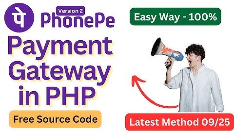 How to PhonePe Payment Gateway in PHP | V2 Easy Way 100% 