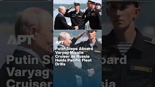 WATCH: Putin Boards Varyag Missile Cruiser as Russia Holds Pacific Fleet Drills | APT