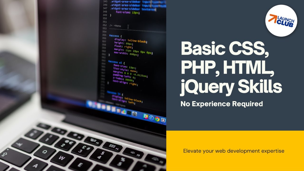 Basic CSS, PHP, HTML, jQuery Skills - No Experience Required - YouTube
