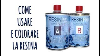 Proviamo ad usare la RESINA collab. RESIN PRO + GIVEAWAY! (Creatività) Arte per Te