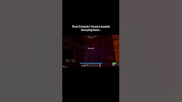 Rust Console I found a loaded decaying base…#shorts #rust #rustconsole
