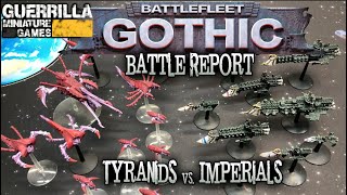 Battlefleet Gothic Battle Report - Tyranids vs. Imperials
