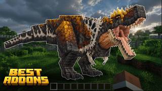 🔥TOP 10 BEST DINOSAUR ADDONS for MINECRAFT! screenshot 3