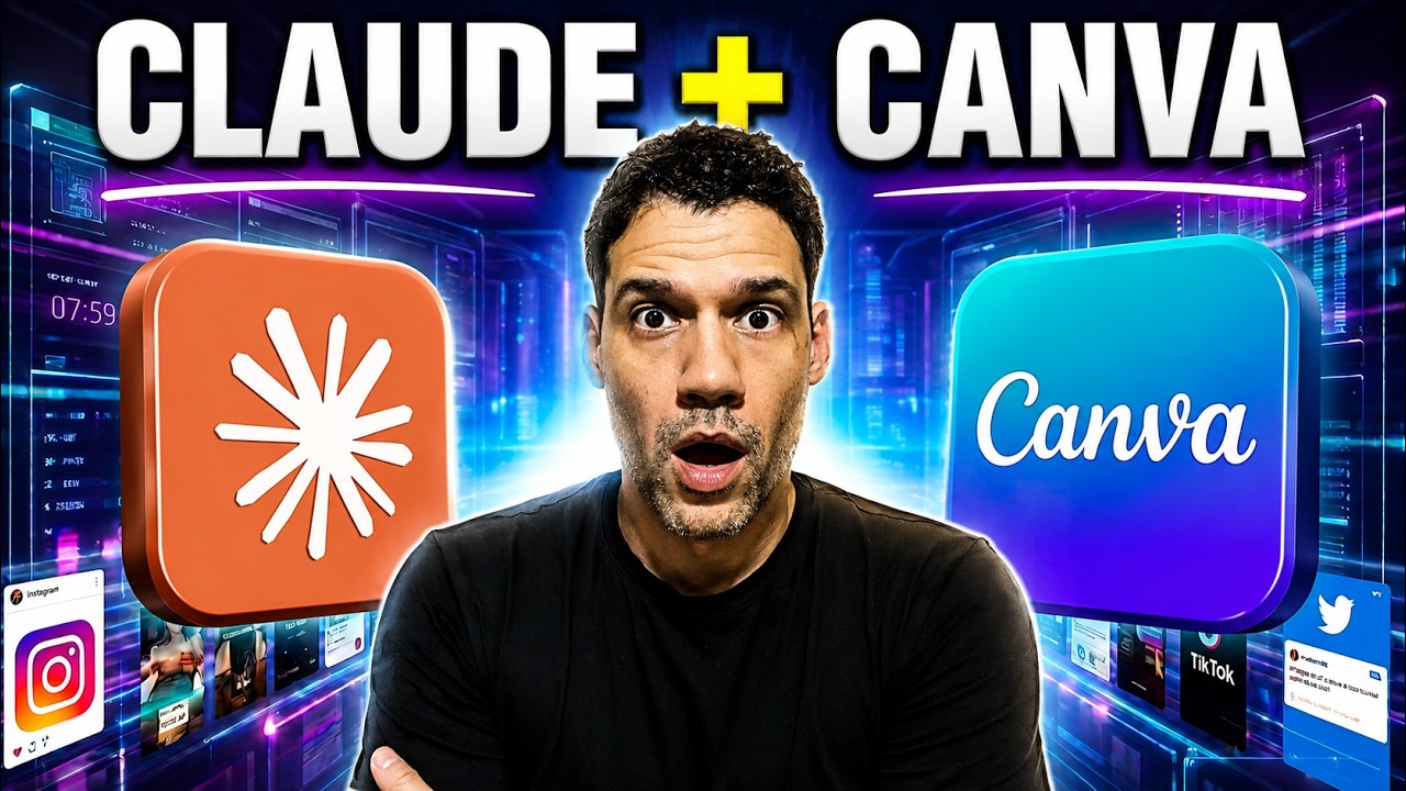 Como Usar o Claude para Criar Designs no Canva (Passo a Passo) - YouTube