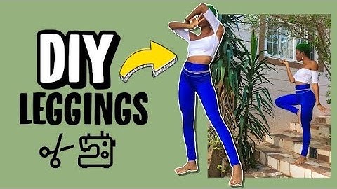 DIY Leggings: How to SEW Leggings From Scratch With A Sewing Pattern | For Kids & Adults 🔆