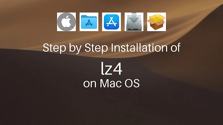 ✅ Solved - Download & install lz4 on Mac OS (Sonoma, Sequoia, Ventura, Monterey) via Homebrew / brew