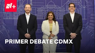 Debate CDMX 2024 en vivo; Primer debate completo por la jefatura de gobierno
