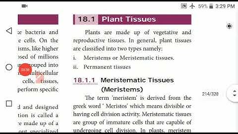 IX -  STD -  SCIENCE -  UNIT18  - ORGANIZATION OF TISSUES -  PART1