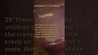 Leviticus 11:1-47 (NKJV)