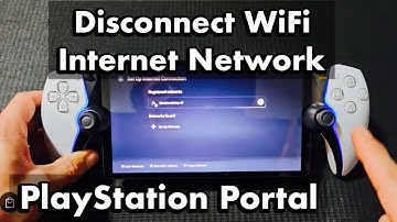 Playstation Portal: How to Disconnect from WiFi Internet Network (Forget Network)