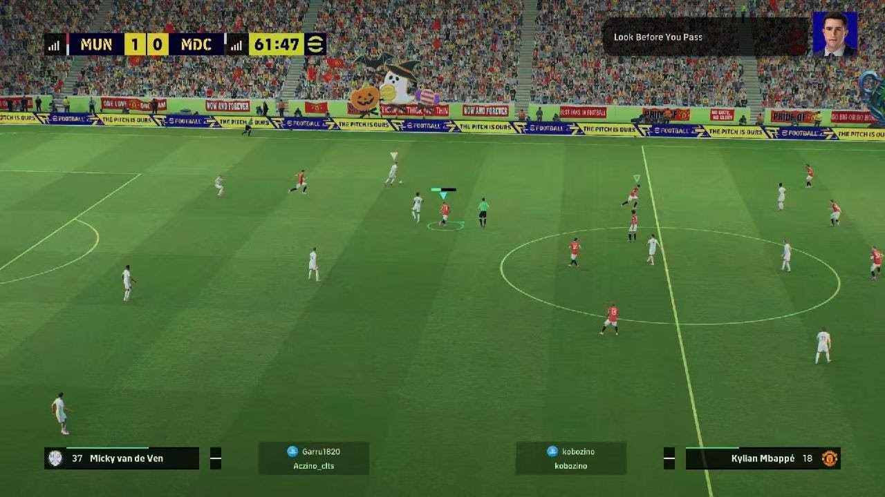 Manchester United counter attack masterclass vs VARdrid PES 26 online