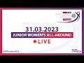 Junior womens allaround final  2023 artistic gymnastics junior world championships antalya tur