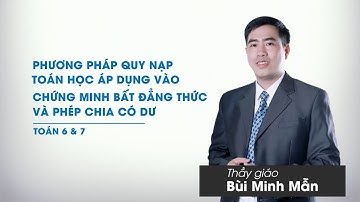Phương pháp quy nạp toán học áp dụng vào chứng minh bất đẳng thức và phép chia có dư