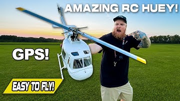 Drone? NO! RC Helicopter! | Flywing UH-1 Huey Maiden