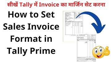TallyPrime Tips and Tricks: How to Set Sales Invoice Format in TallyPrime I #tallyclass #tallyprime,