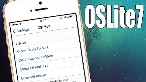 OSLite7 - iOS 7 Cydia Tweak