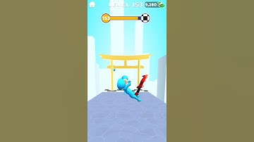 Ninja Slice Runner 3D Game | Level 153 | Sword Play! Ninja Slice Runner 3D Game YouTube Short